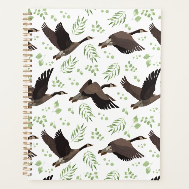 Agenda Unique Canada Geese Planner Journal (Frente)