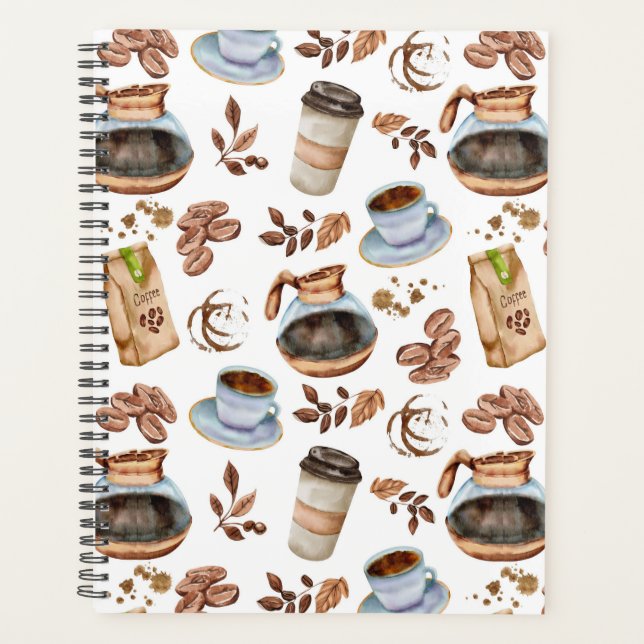 Agenda Unique Cappuccino Planner Journal (Frente)