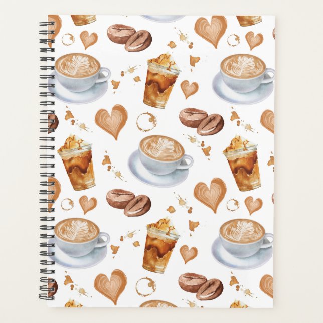 Agenda Unique Cappuccino Planner Journal (Frente)