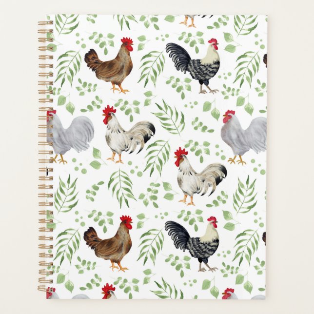 Agenda Unique Chickens Planner Journal (Frente)