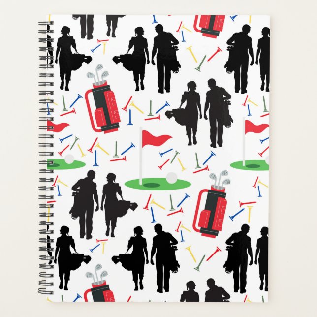 Agenda Unique Golf Couple Planner Journal (Frente)