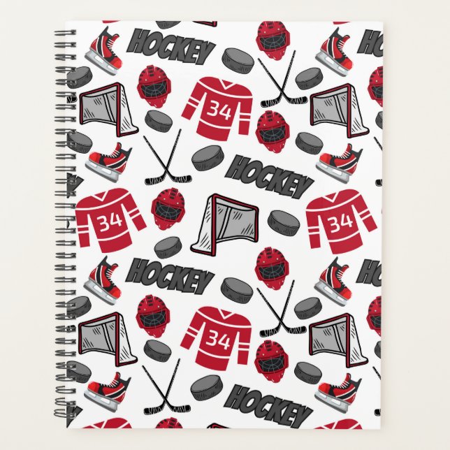 Agenda Unique Hockey Planner Journal (Frente)