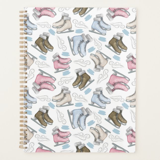 Agenda Unique Ice Skating Planner Journal (Frente)