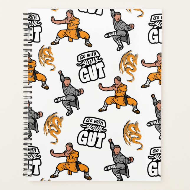 Agenda Unique Kung Fu Martial Arts Planner Journal (Frente)