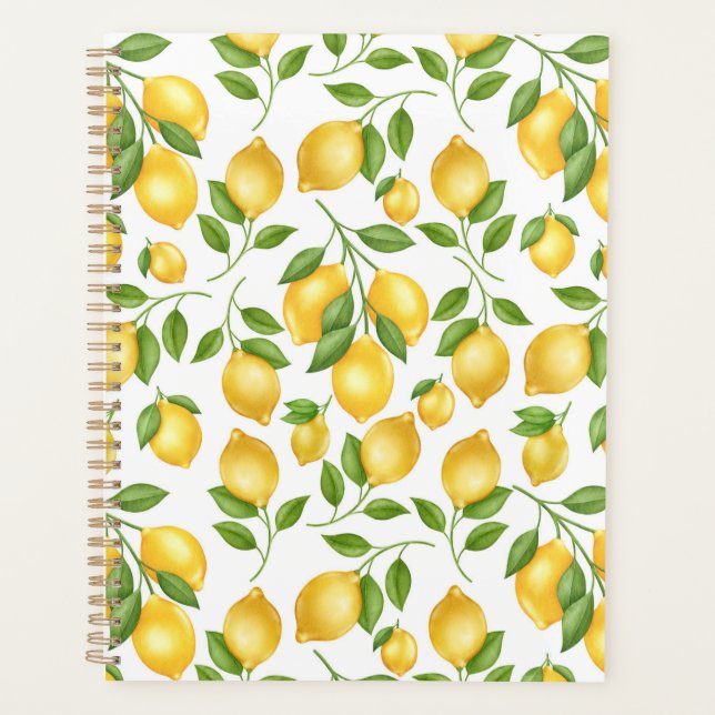 Agenda Unique Lemons Planner Journal (Frente)