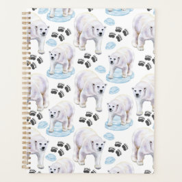 Agenda Unique Polar Bears Planner Journal