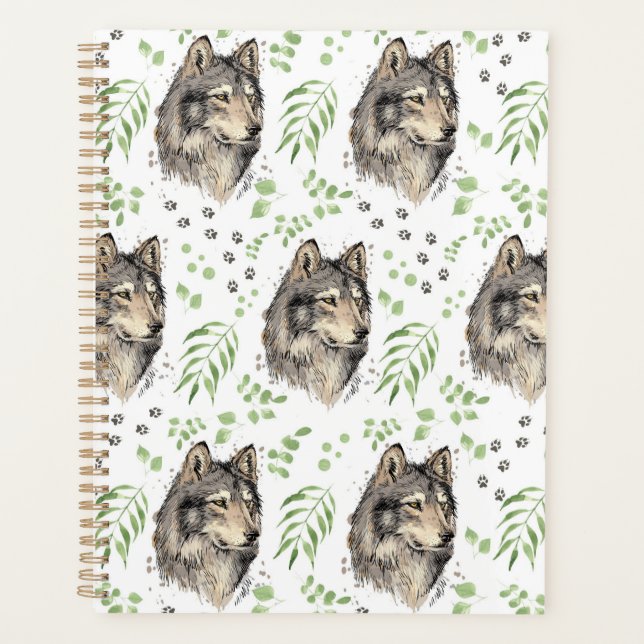 Agenda Unique Wolf Planner Journal (Frente)
