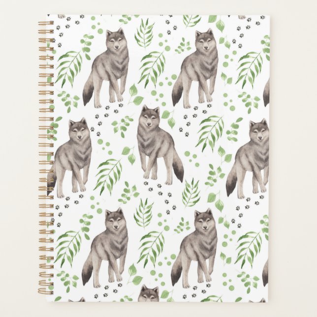Agenda Unique Wolf Planner Journal (Frente)