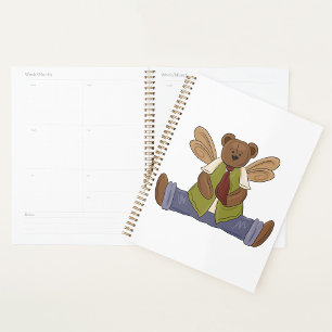 Agenda Urso de Teddy Steampunk com Asas de Fada