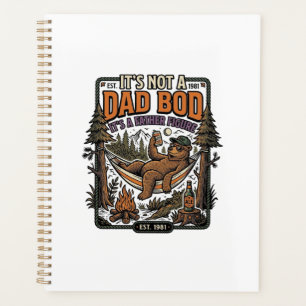 Agenda Urso engraçado de papai acampando camisa de figura