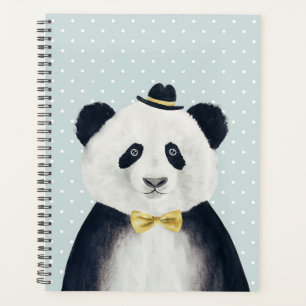 Agenda Urso Panda de Aquarela