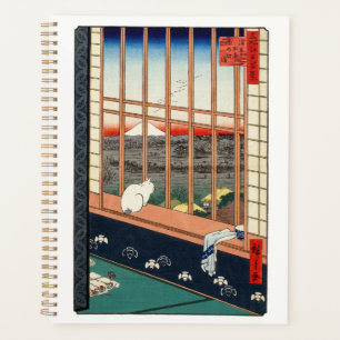 Agenda Utagawa Hiroshige - Campos de arroz Asakusa