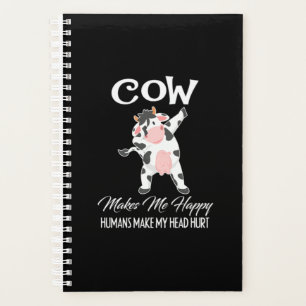 Agenda Vaca Me Faz Feliz Humanos Fazer Minha Cabeça Mach