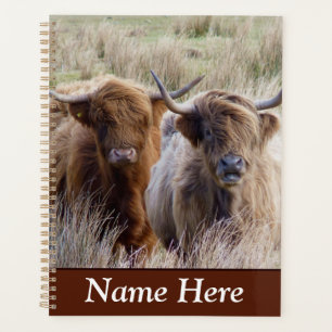 Agenda Vacas Terrestres Escocesas Personalizadas
