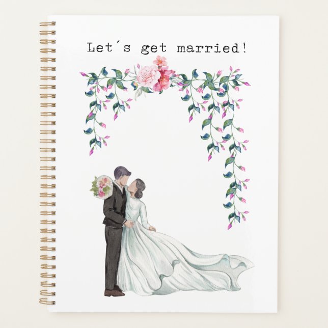 Agenda Vamos nos casar. (Frente)