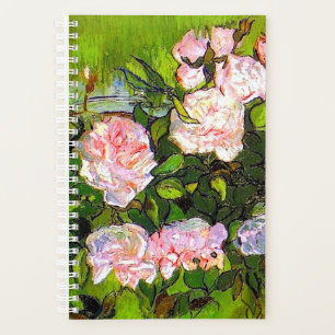 Agenda Van Gogh ainda vive com rosas rosa