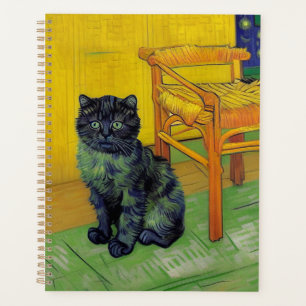 Agenda Van Gogh Black Cat