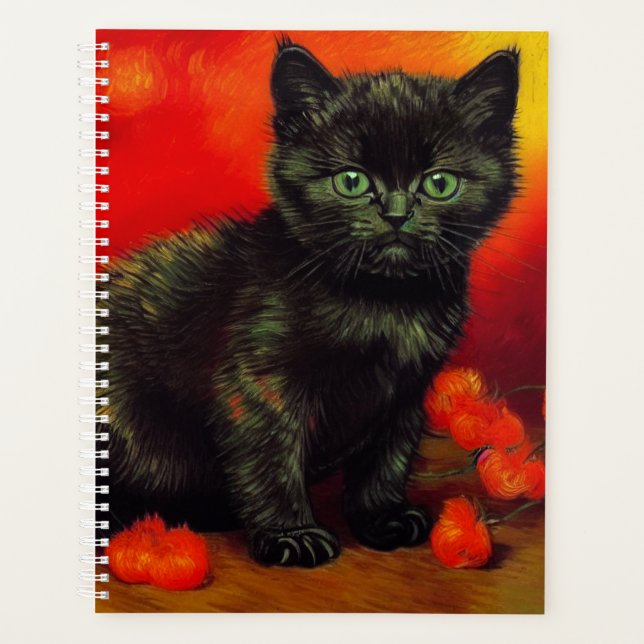 Agenda Van Gogh Black Kitten (Frente)