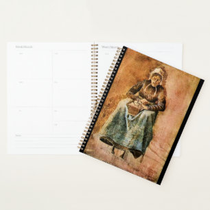 Agenda Van Gogh - Café Com Grinding Para Mulheres