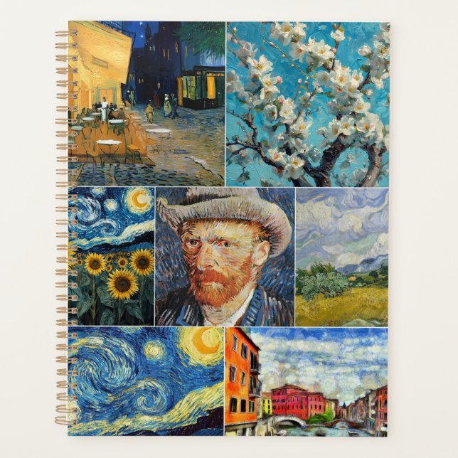 Agenda Van Gogh Fine Art Collage (Frente)