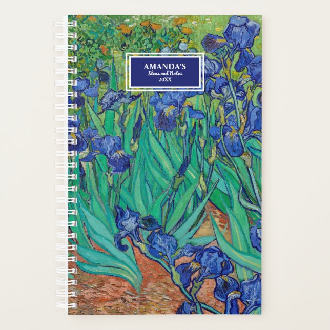 Agenda Van Gogh Irises Painting (Frente)