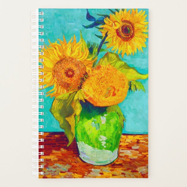 Agenda Van Gogh Sunflower  (Frente)