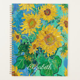 Agenda Van Gogh Sunflowers Yellow Flowers Floral