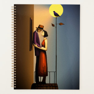 Agenda Varanda ao Luar Romântico – Amor Noir Vintage