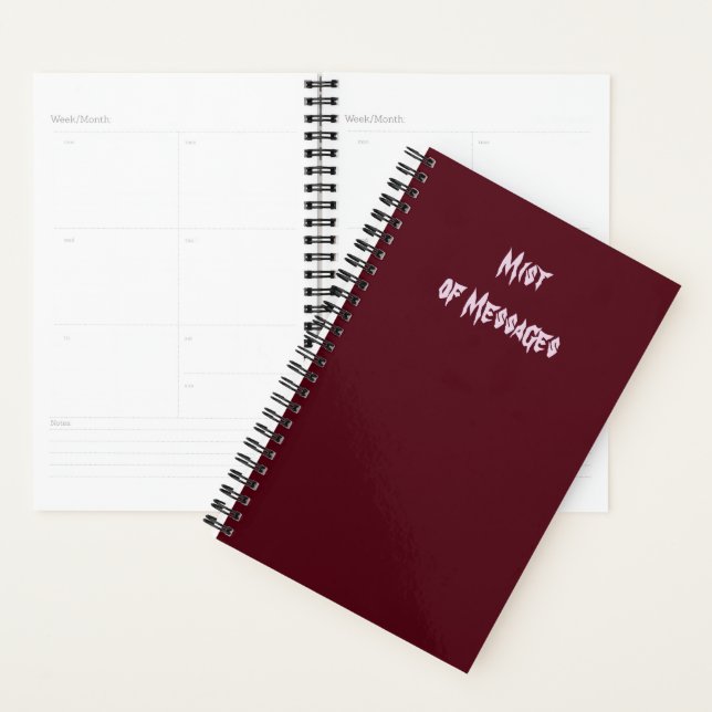 Agenda Veiled Guidance Planner – Mist of Messages (Exibição)