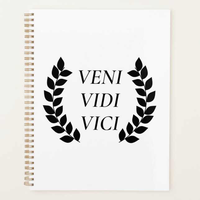 Agenda Veni Vidi Vici (Frente)