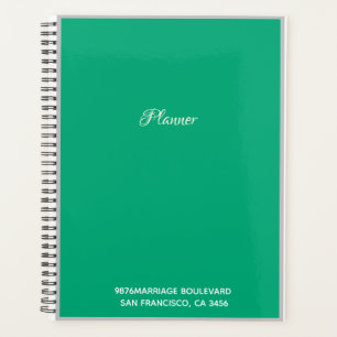 Agenda Verde Esmeralda