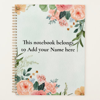 Agenda verde floral