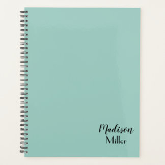 Agenda Verde simples personalizado