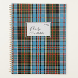 Agenda Verificação de Xadrez Personalizada do Tartan Clan