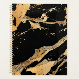 Agenda Vestígios ouros sobre a textura luxuosa Abstrato d