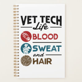 Agenda Vet Tech Life Sangue Suor e Cabelo