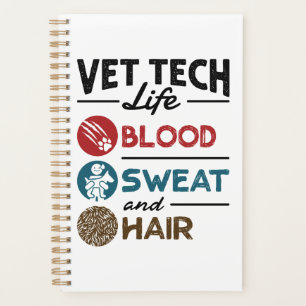 Agenda Vet Tech Life Sangue Suor e Cabelo