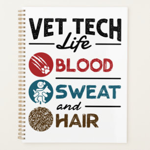 Agenda Vet Tech Life Sangue Suor e Cabelo