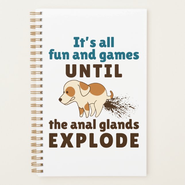 Agenda Vet Tech Veterinarian Anal Glands Explode (Frente)