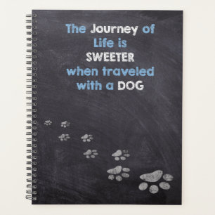 Agenda Viagem da vida viajando com um cachorro