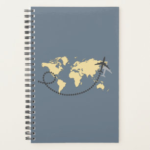 Agenda Viagem de vamos da ilustração mundial