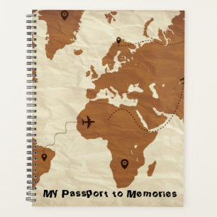 Agenda Viagem notebook com citações motivacionais
