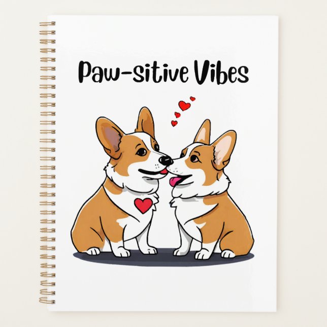 Agenda Vibes Corgis no Amor (Frente)