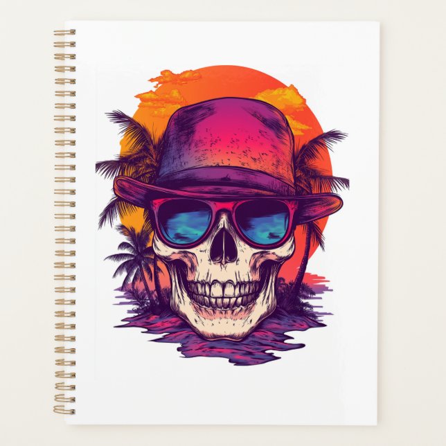 Agenda Vibração de Caveira Tropical (Frente)