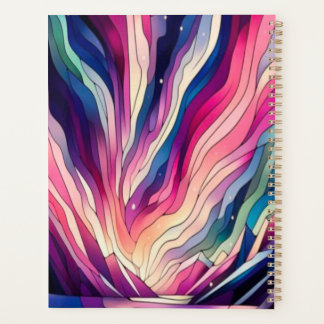 Agenda Vibrant Aurora Borealis Planner