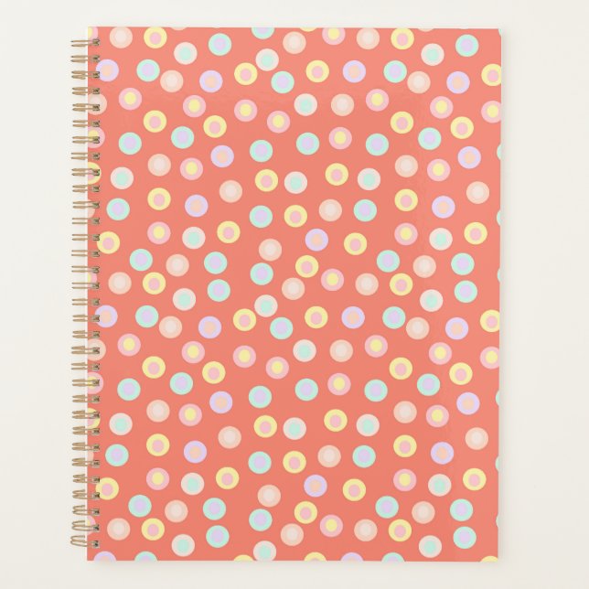 Agenda Vibrant Pastel Polka Dot Background: Brighten up  (Frente)