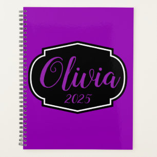 Agenda Vibrante, Bold Fuchsia Purple Personalizado
