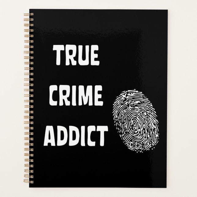 Agenda Viciado em crimes reais (Frente)