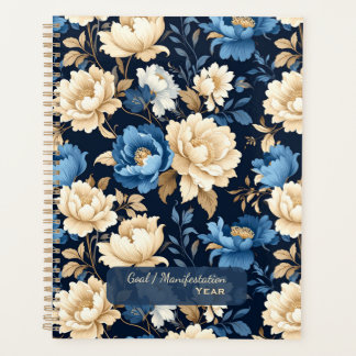 Agenda Victorian Flowers Blue