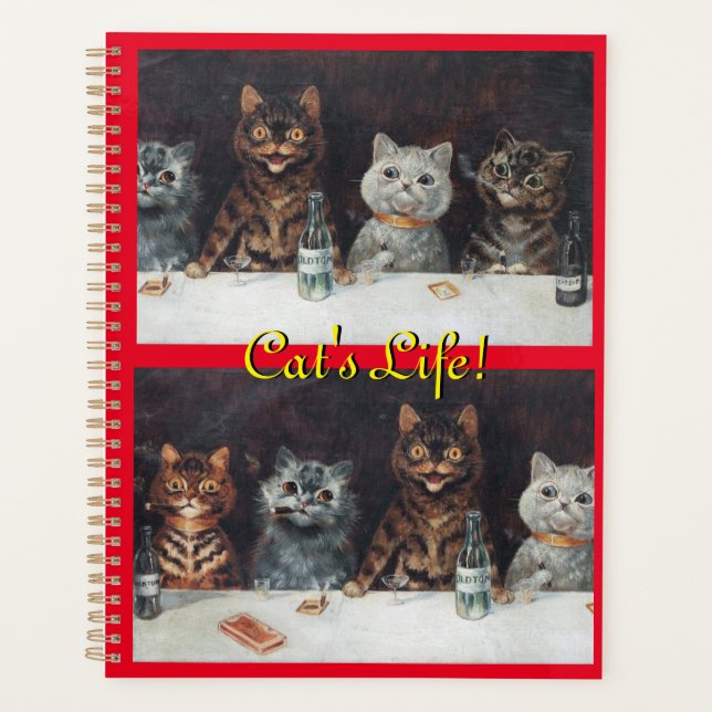 Agenda Vida de Cat - Louis Wain (Frente)